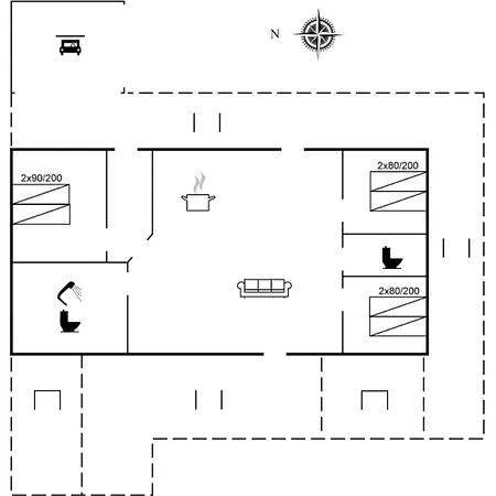 度假居 Solvejg - 30km From The Sea By Interhome *
